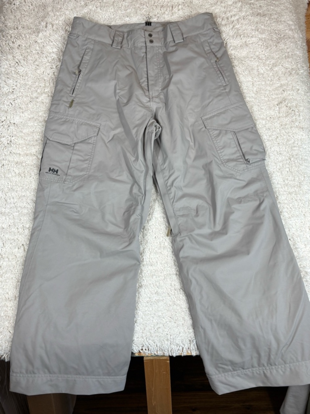 Helly Hansen Helly Tech Insulated Ski Snow Pants Gray Size Large Waterproof